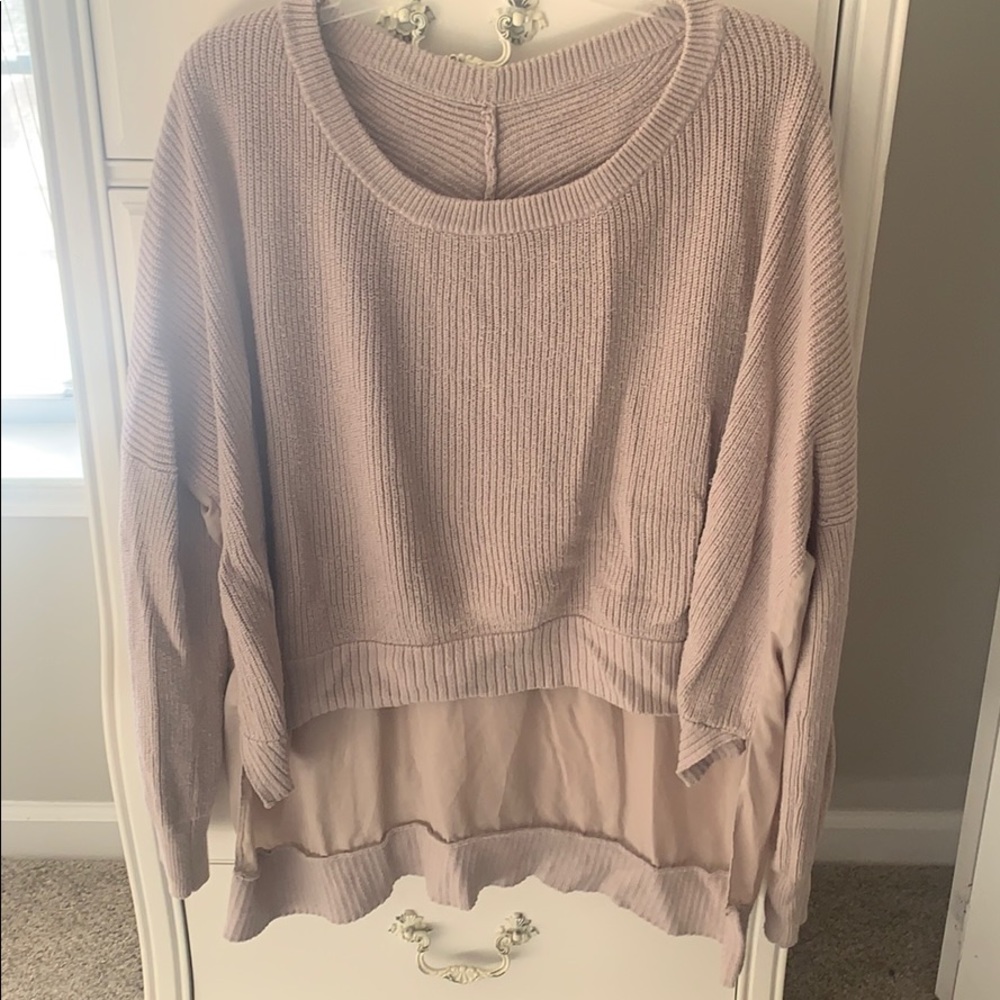 BCBG high low sweater
